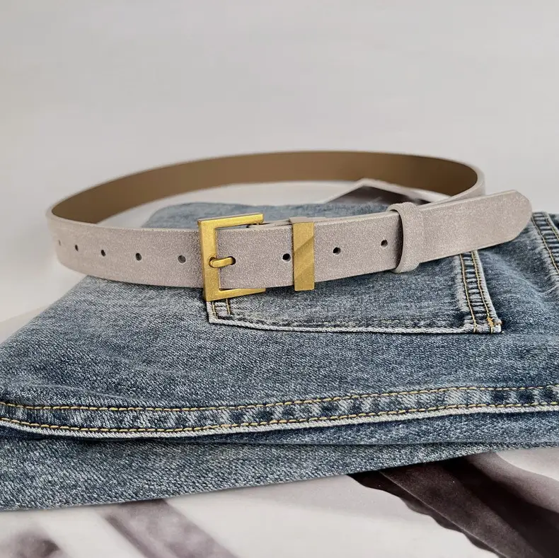 Light Blue H-Buckle Belt for Women β feature 17