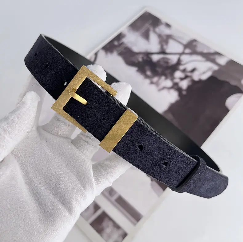 Light Blue H-Buckle Belt for Women β feature 21