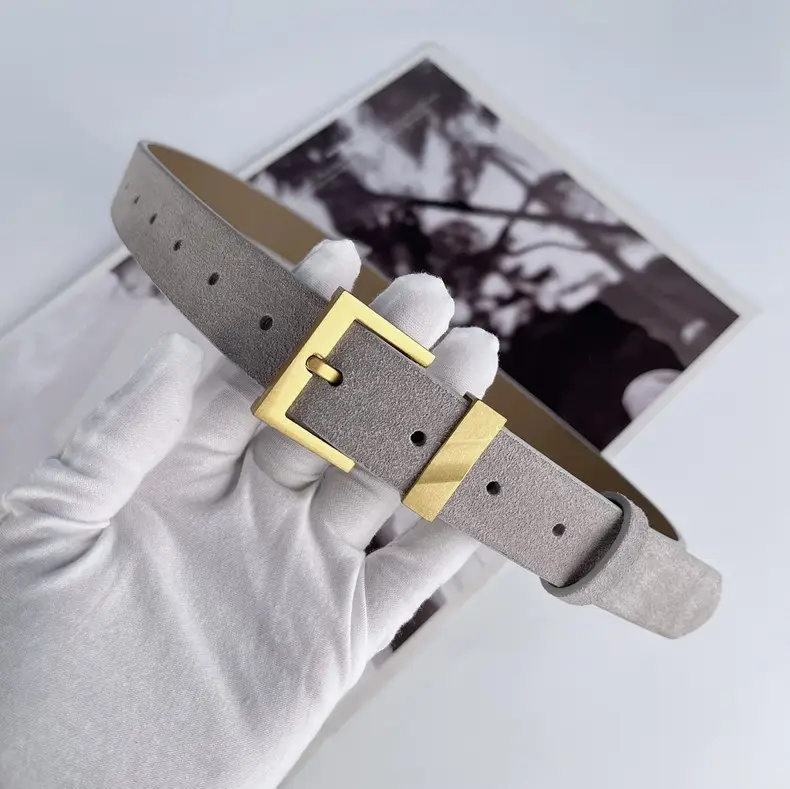 Light Blue H-Buckle Belt for Women β feature 23