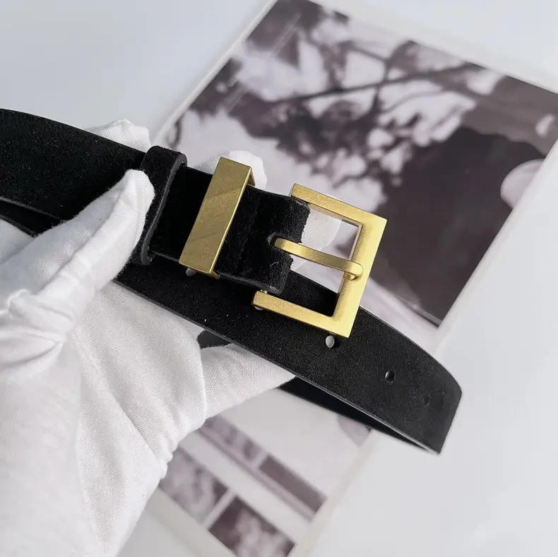 Light Blue H-Buckle Belt for Women β feature 8