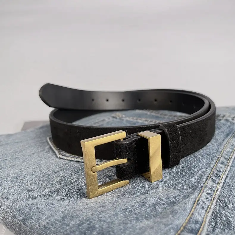 Light Blue H-Buckle Belt for Women β feature 9
