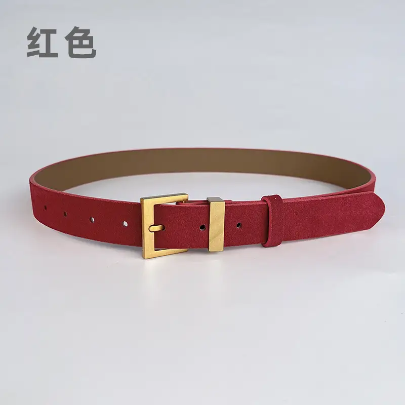 Light Blue H-Buckle Belt for Women - Image 5