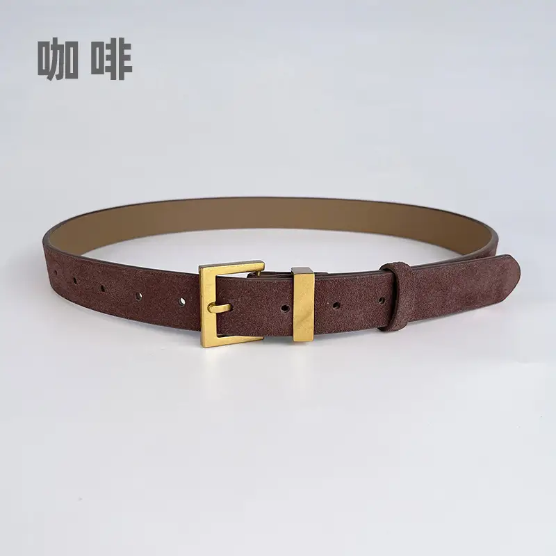 Light Blue H-Buckle Belt for Women - Image 6