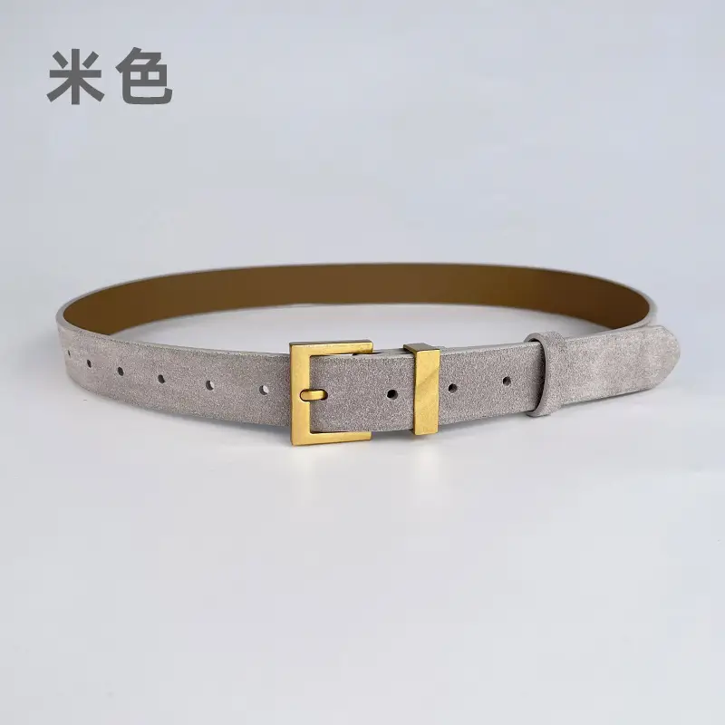 Light Blue H-Buckle Belt for Women - Image 7