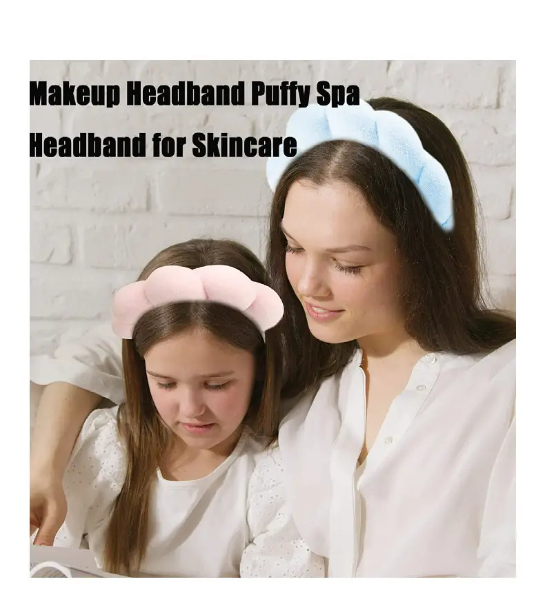 Girls Pink Sponge Headband with Face Wash — feature 15