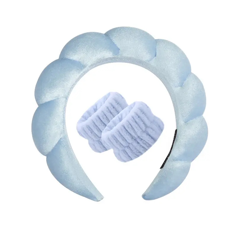 Girls Pink Sponge Headband with Face Wash - Image 18
