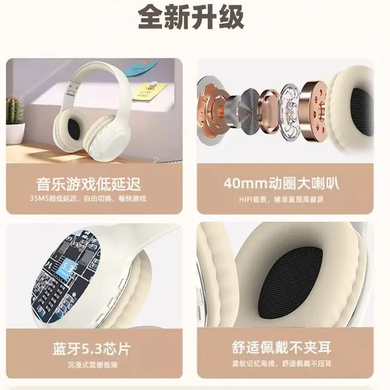Wireless Bluetooth Headset with Bass & Hi-Fi Sound - Image 7