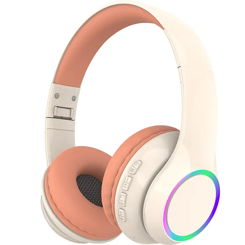 Wireless Bluetooth Headset with LED Light & 40mm Sound - Image 2