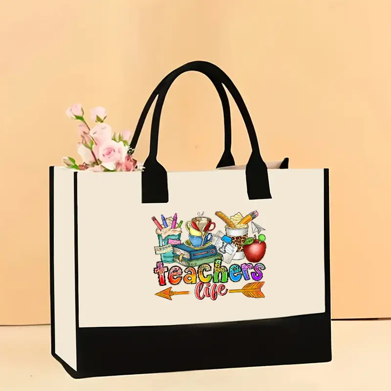 Colorful Printed Shoulder Bag for Women Large Capacity - Image 12