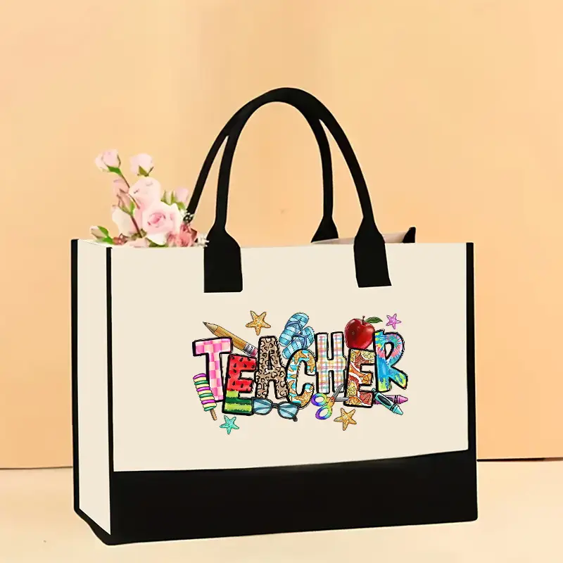 Colorful Printed Shoulder Bag for Women Large Capacity - Image 5