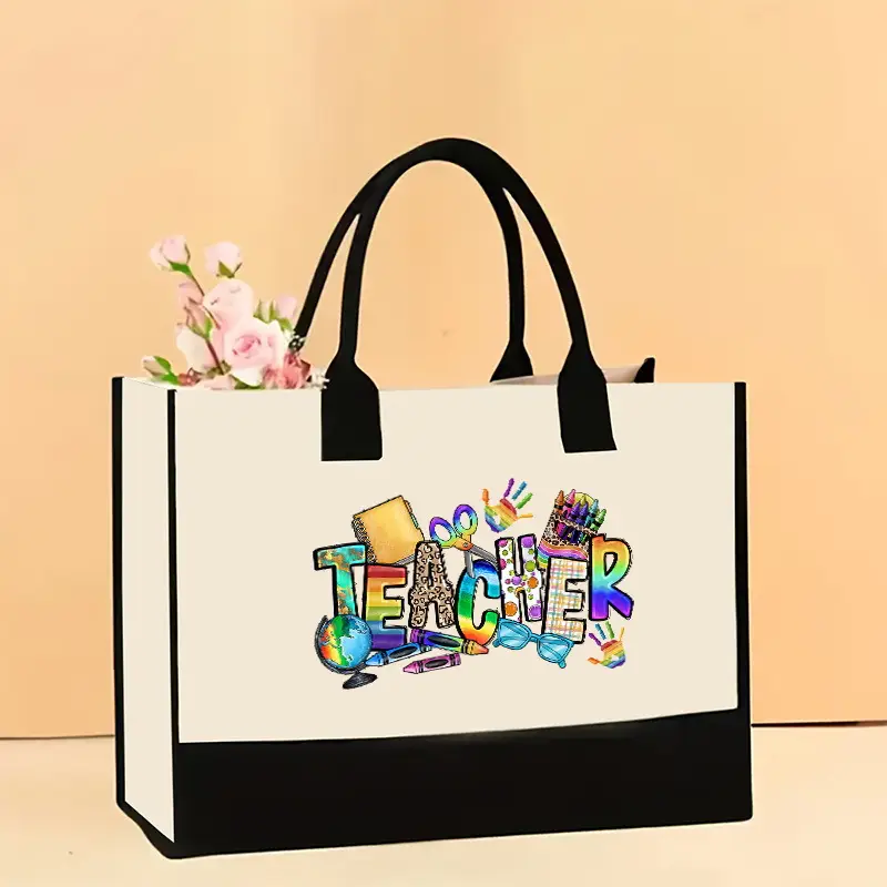 Colorful Printed Shoulder Bag for Women Large Capacity - Image 8