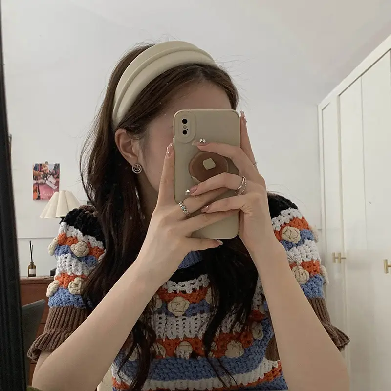 Korean Style PU Headband for Women with Hair Clip — feature 11
