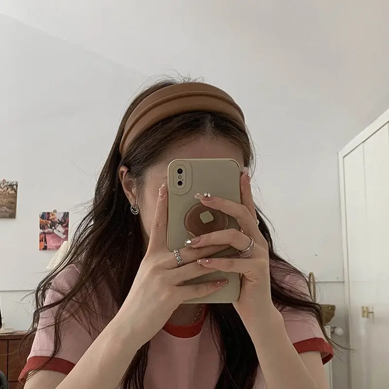 Korean Style PU Headband for Women with Hair Clip — feature 8