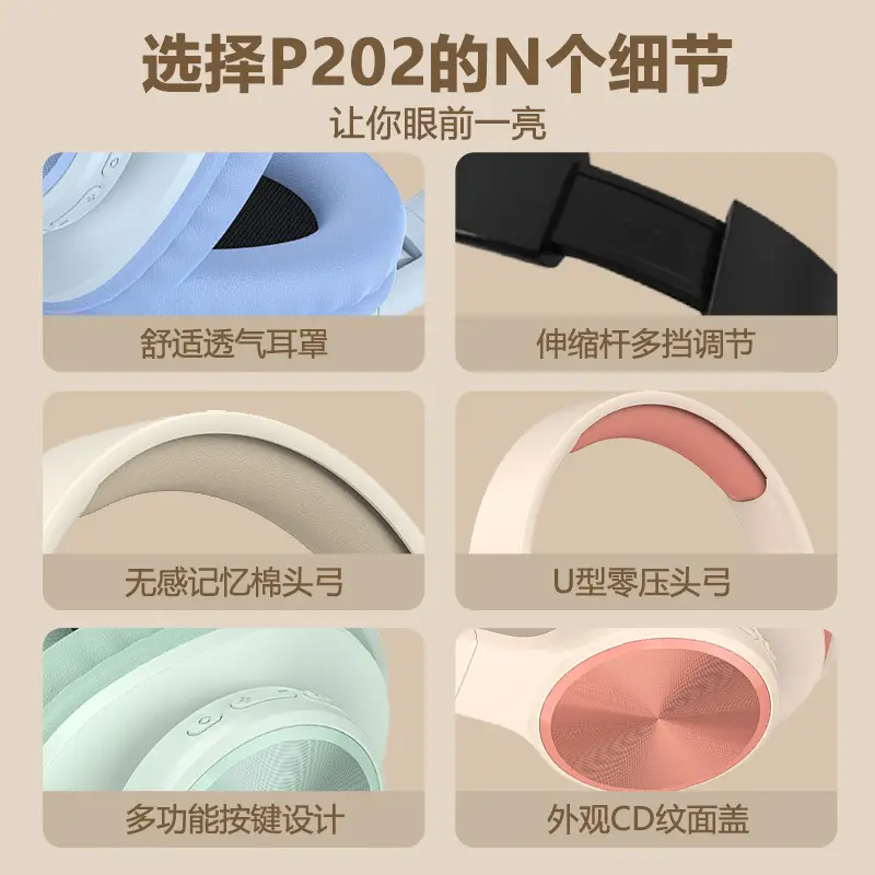Wireless Bluetooth Headset Mint Green Sports Wear - Image 8