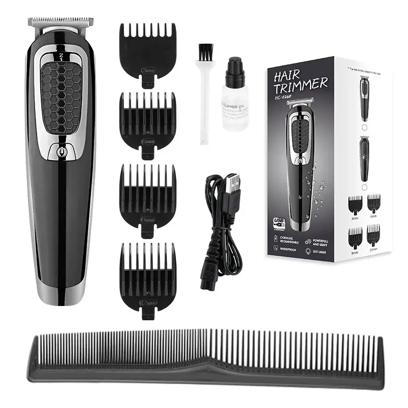 Rechargeable Cross-Border Hair Clipper with Adjustable Blades - Image 6