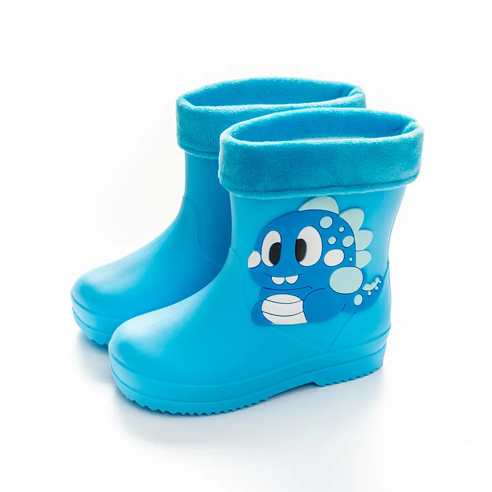 Children's cute rain boots waterproof non-slip 2-6 years old children's rain boots toddler rubber shoes baby water shoes cartoon overshoes