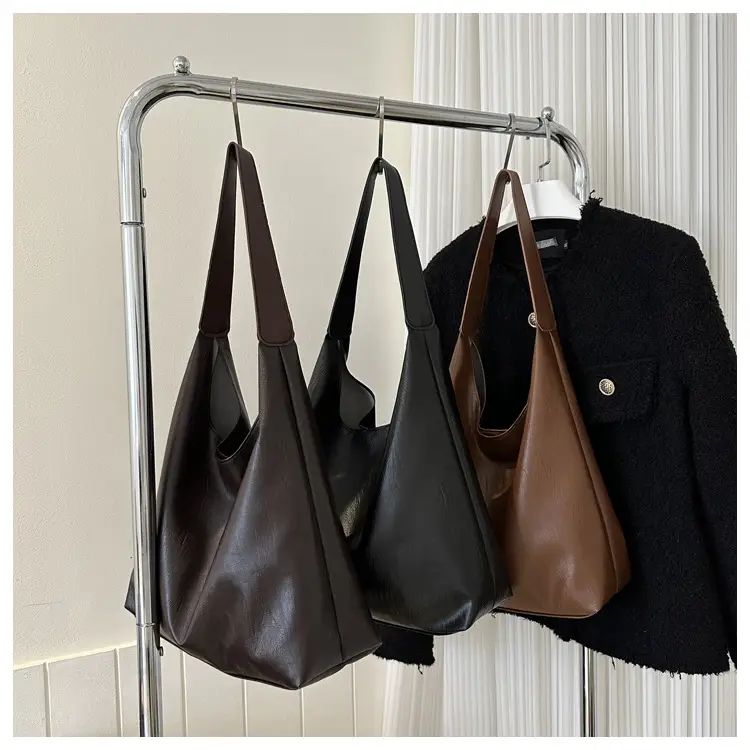 Black Textured Shoulder Bag for Women 2023 — feature 21