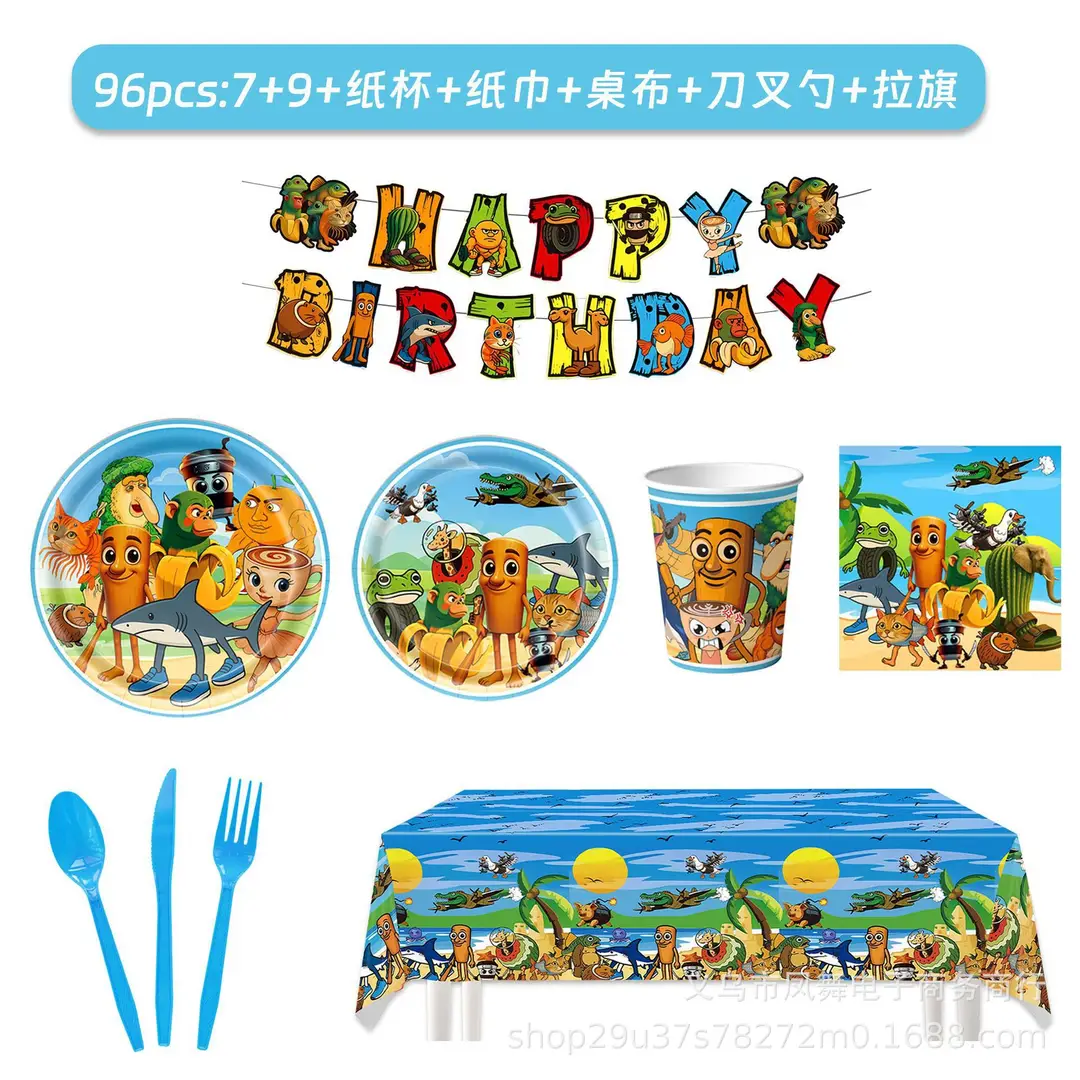 Toy Story 3 Party Supplies Candy Box Gift Bag Toystory Disposable Tableware Paper Plates Cups — feature 20