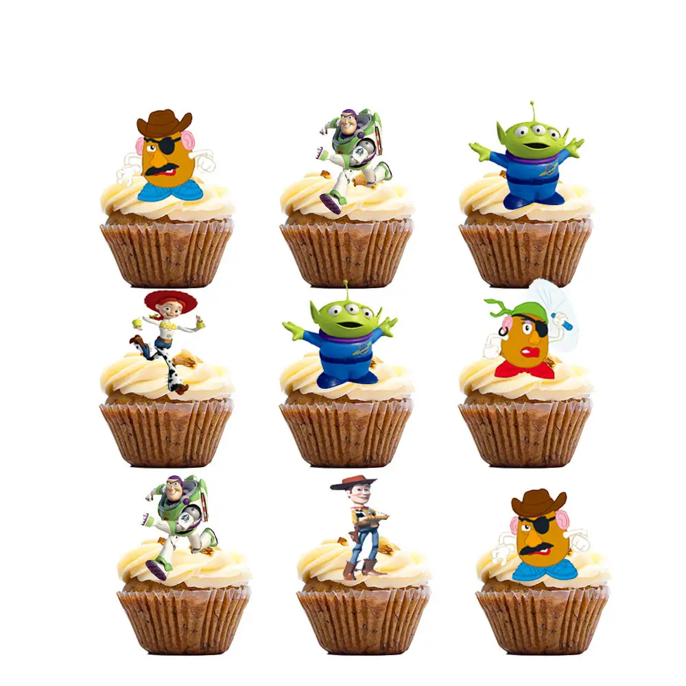 Toy Story 3 Party Supplies Candy Box Gift Bag Toystory Disposable Tableware Paper Plates Cups