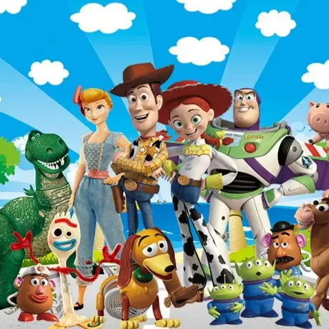 Toy Story 3 Party Supplies Candy Box Gift Bag Toystory Disposable Tableware Paper Plates Cups