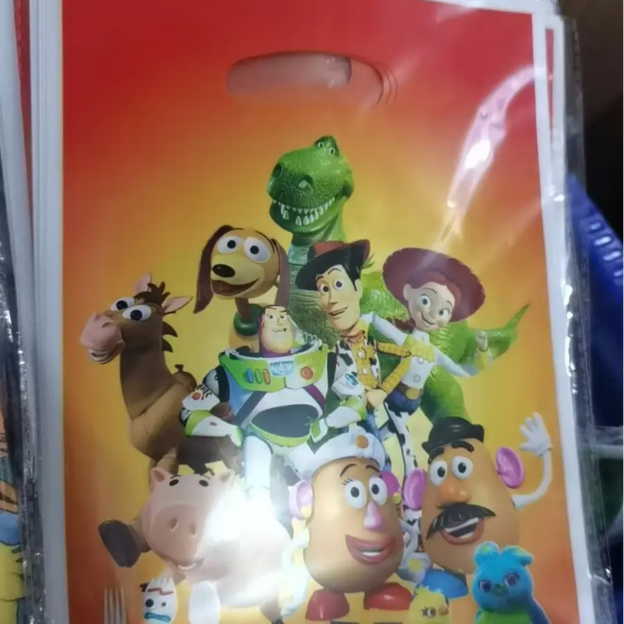 Toy Story 3 Party Supplies Candy Box Gift Bag Toystory Disposable Tableware Paper Plates Cups