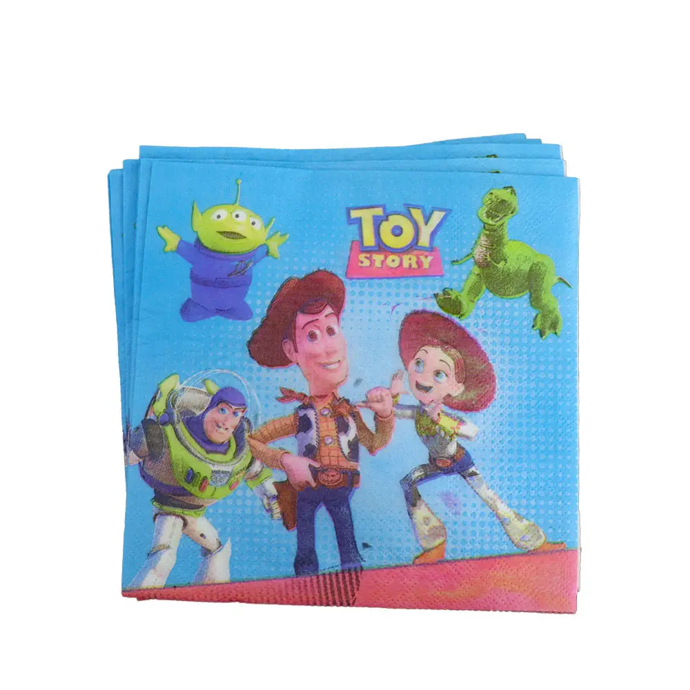 Toy Story 3 Party Supplies Candy Box Gift Bag Toystory Disposable Tableware Paper Plates Cups