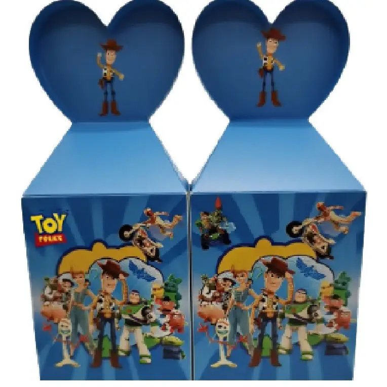 Toy Story 3 Party Supplies Candy Box Gift Bag Toystory Disposable Tableware Paper Plates Cups