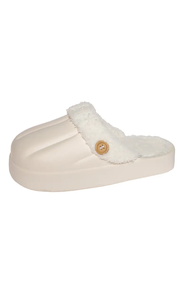 New couple's waterproof cotton slippers washed cotton slippers women's thickened non-slip confinement shoes men's autumn and winter cotton slippers fashion - Image 3