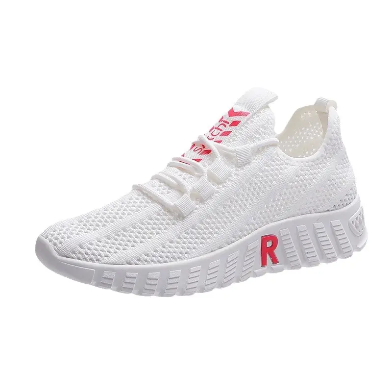 23 Years New Summer Women's Shoes Breathable Mesh Shoes Soft Sole Lightweight Sports Shoes Fashionable Versatile White Shoes Comfortable - Image 7