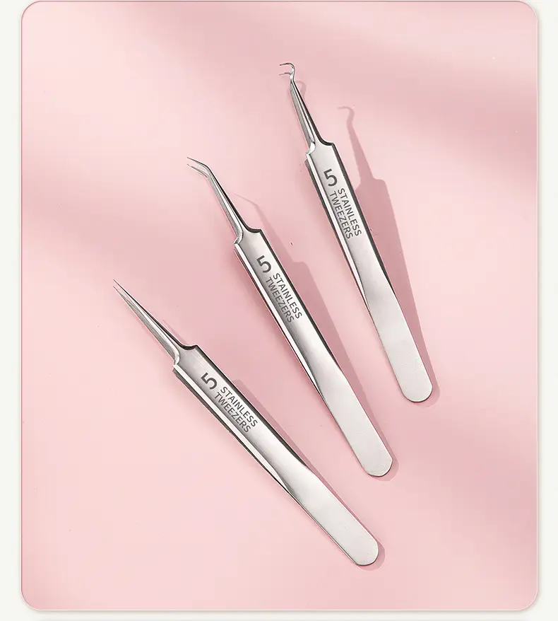 8-piece stainless steel acne care set — feature 12