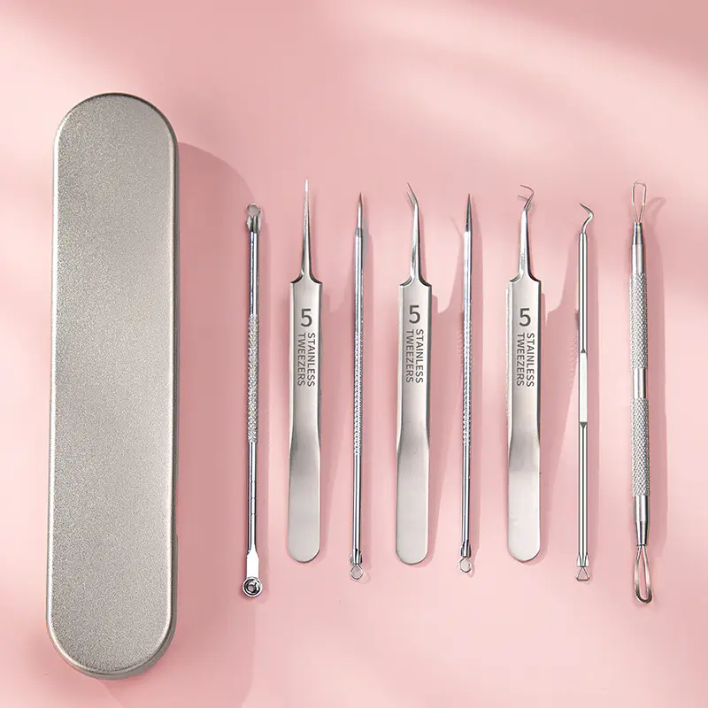 8-piece stainless steel acne care set — feature 20
