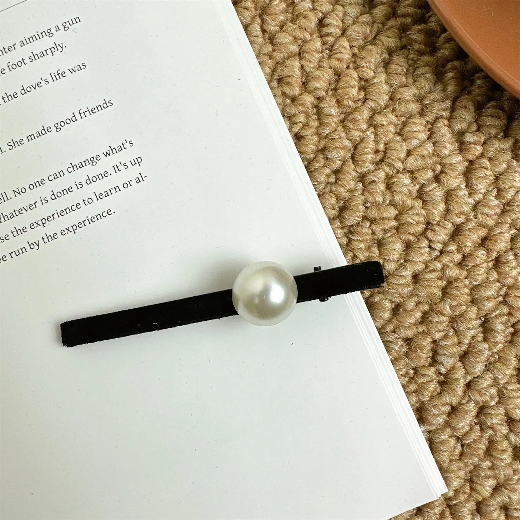 Pearl Clip Back Hairpin for Girls & Women