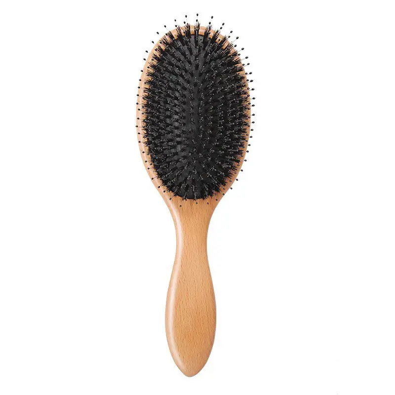 Wholesale Beech Nylon Hair Massage Comb with High Rebound Air Cushion - Image 2