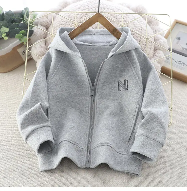 Boys' Fleece-Lined Jacket Children's Clothing 2026 Winter New Thickened Lamb Wool Warm Cotton Coat for Older Children - Image 4