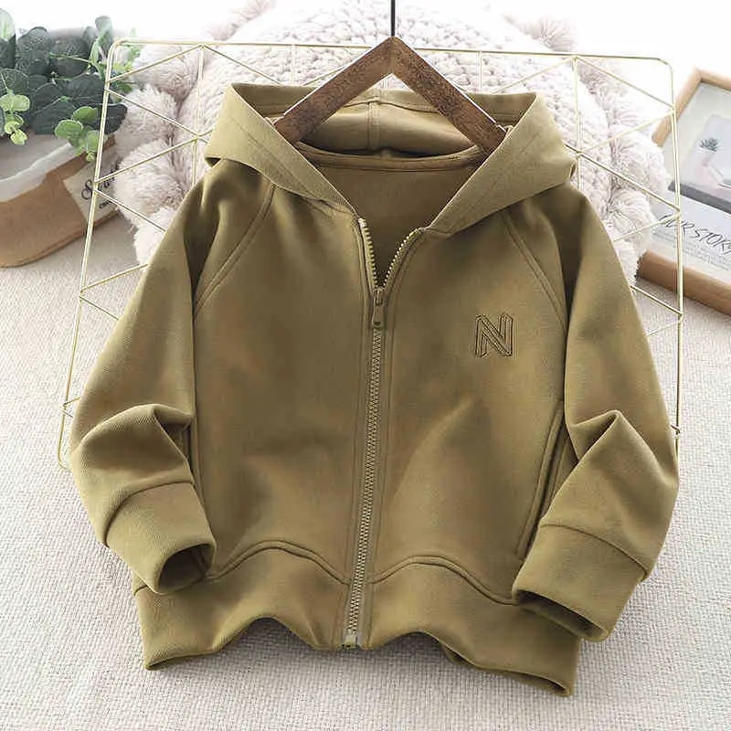 Boys' Fleece-Lined Jacket Children's Clothing 2026 Winter New Thickened Lamb Wool Warm Cotton Coat for Older Children - Image 5