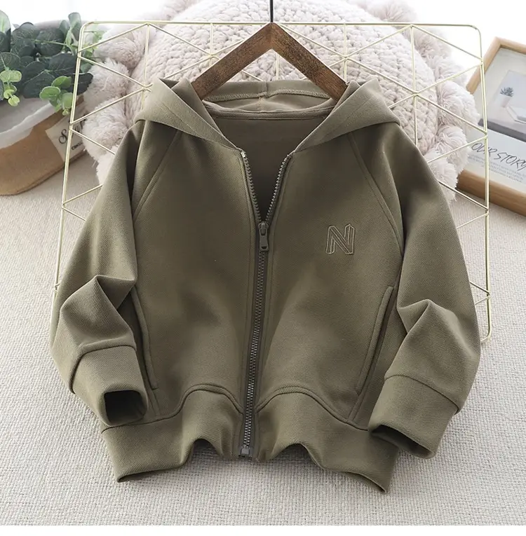 Boys' Fleece-Lined Jacket Children's Clothing 2026 Winter New Thickened Lamb Wool Warm Cotton Coat for Older Children - Image 6