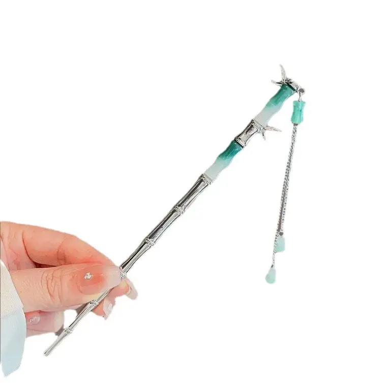 New Chinese Bamboo Tassel Hairpin for Women - Image 7