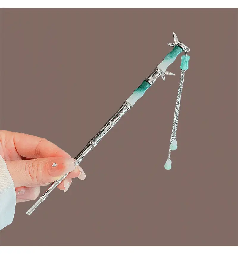 New Chinese Bamboo Tassel Hairpin for Women — feature 3
