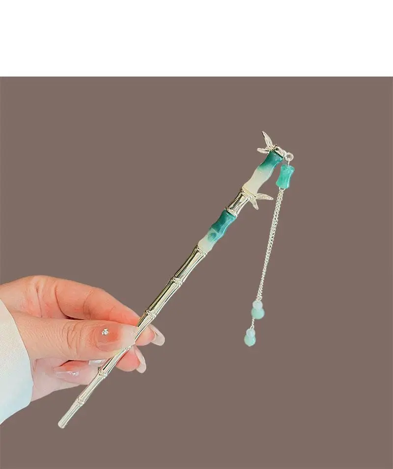 New Chinese Bamboo Tassel Hairpin for Women — feature 6