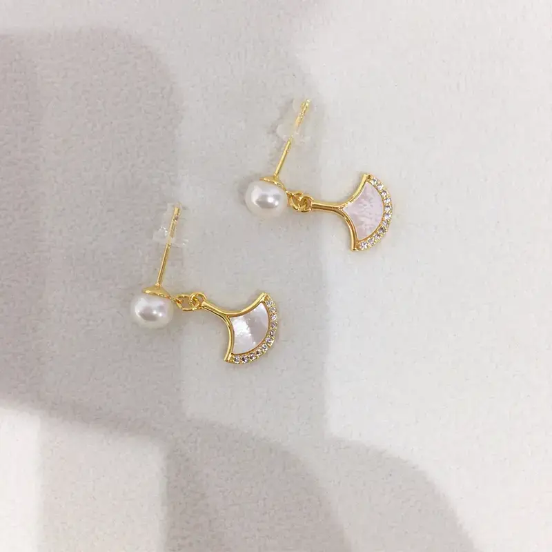 Zhuji Pearl Earrings for Women 18K Gold Filled Sea Beibei Style — feature 6