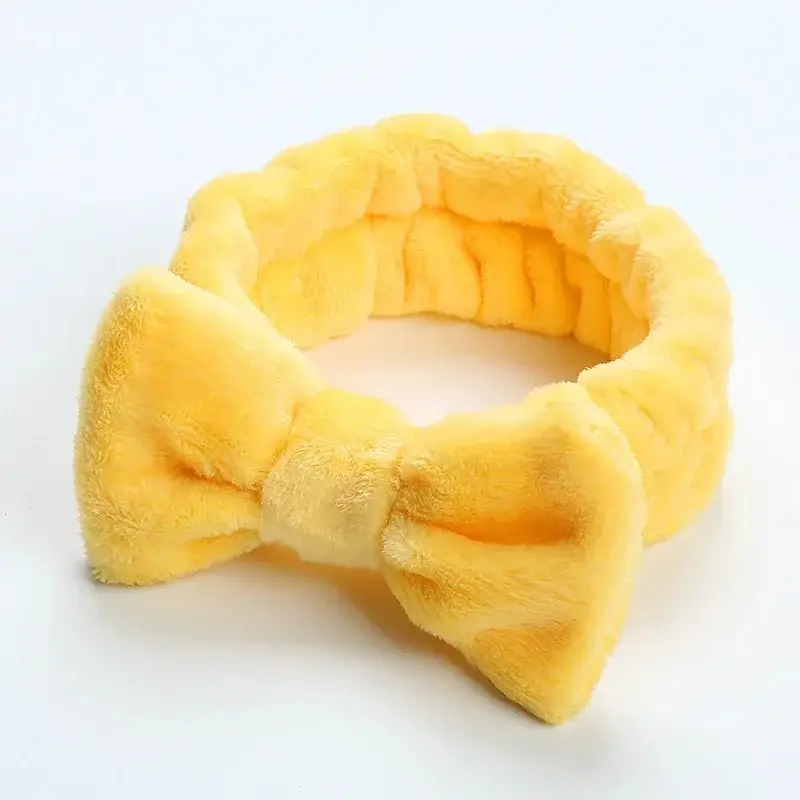 Leopard Print Fleece Hairband for Women