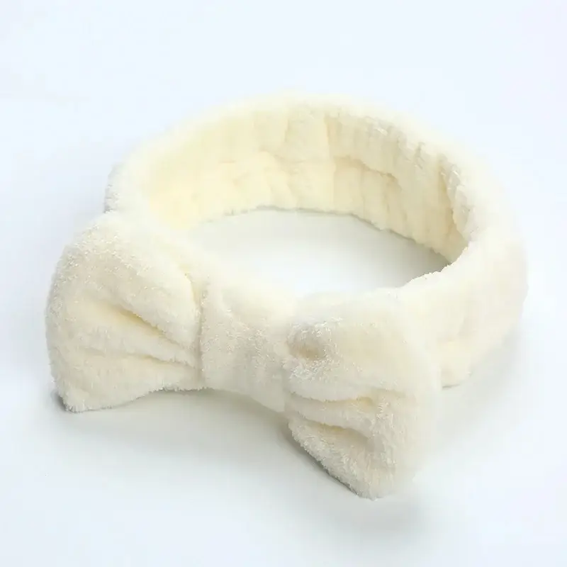 Leopard Print Fleece Hairband for Women