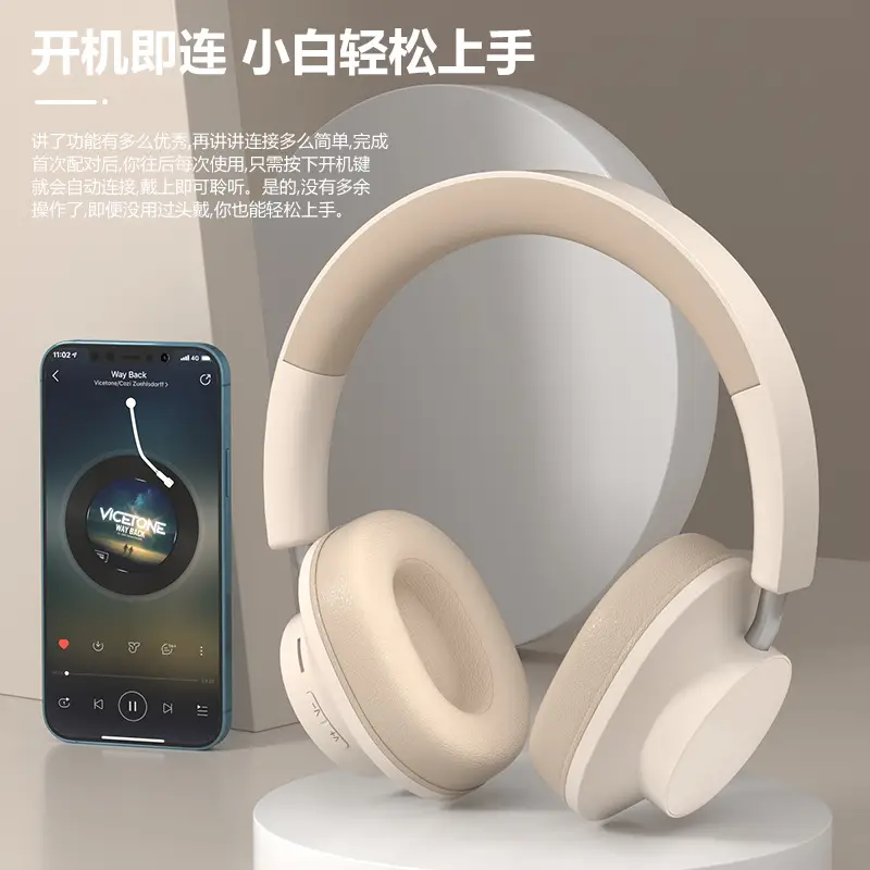 Wireless Bluetooth Headset with Ultra-Long Battery & Silicone Comfort - Image 5