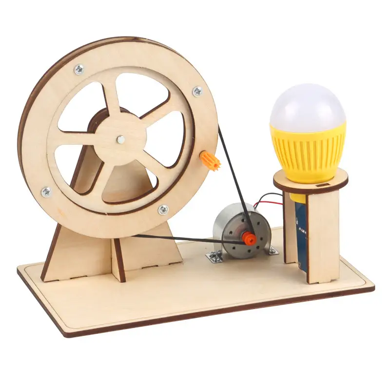 Hand-cranking generator handmade diy science and technology scientific production elementary school student Experimental toy material children educational toy