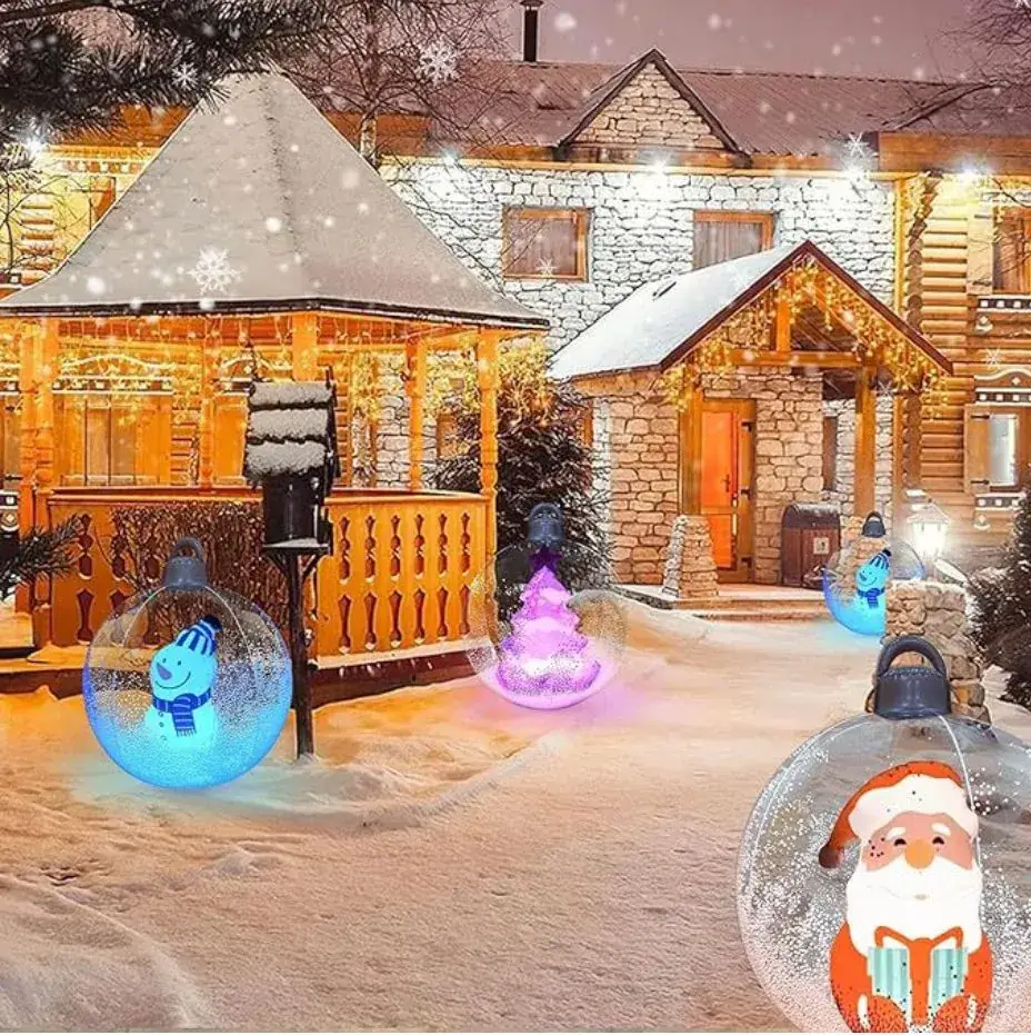 Inflatable Snowman Christmas Ball Decoration - Image 7