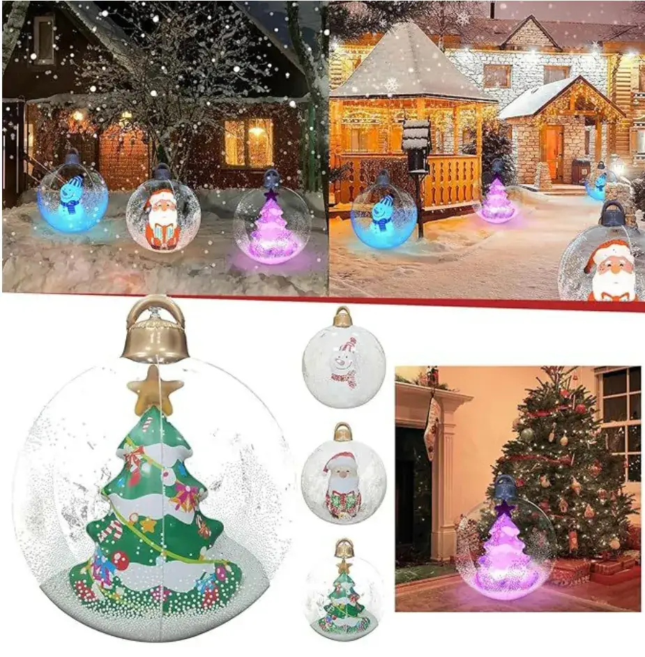 Inflatable Snowman Christmas Ball Decoration — feature 12