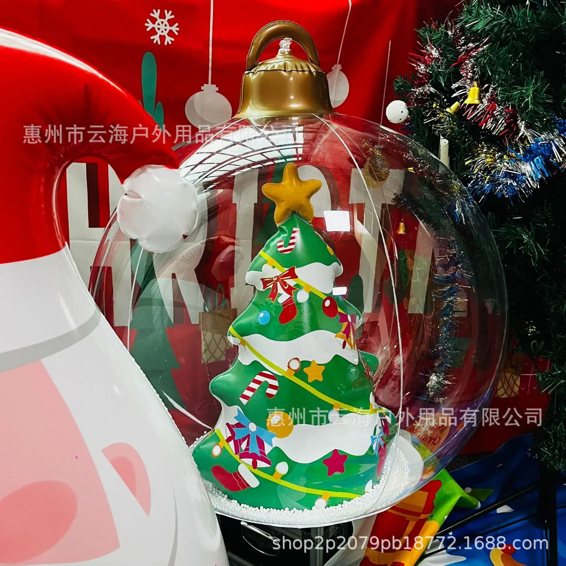 Inflatable Snowman Christmas Ball Decoration — feature 5