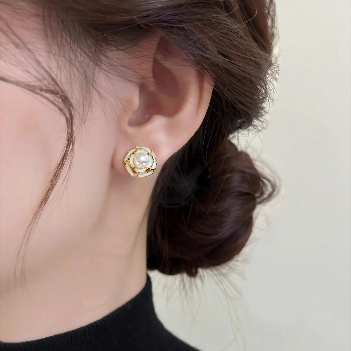Zhuji Pearl Earrings 18K Gold Filled Women - Image 5