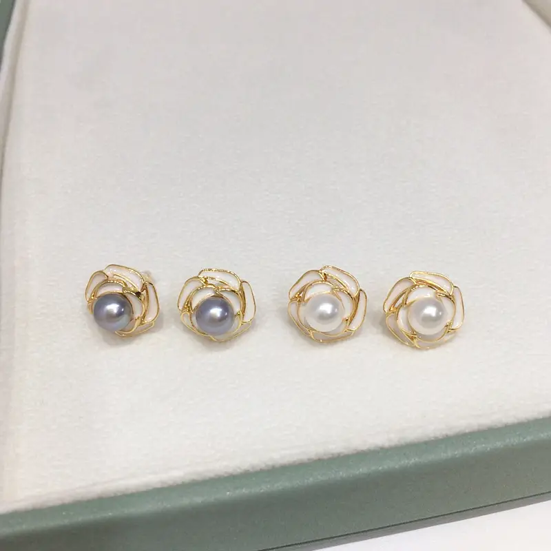 Zhuji Pearl Earrings 18K Gold Filled Women — feature 5