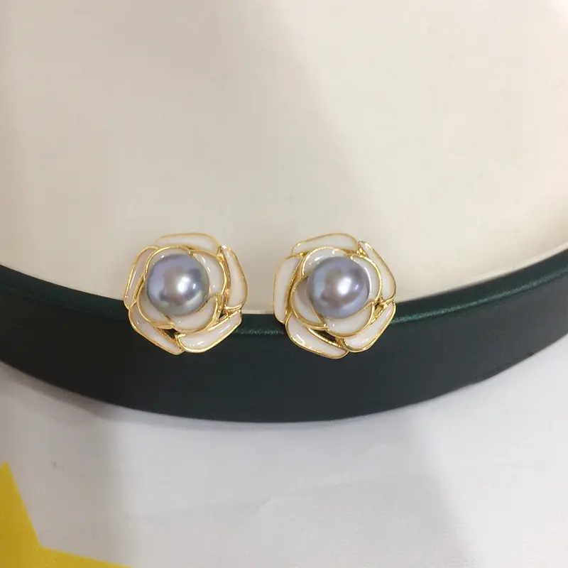 Zhuji Pearl Earrings 18K Gold Filled Women - Image 2